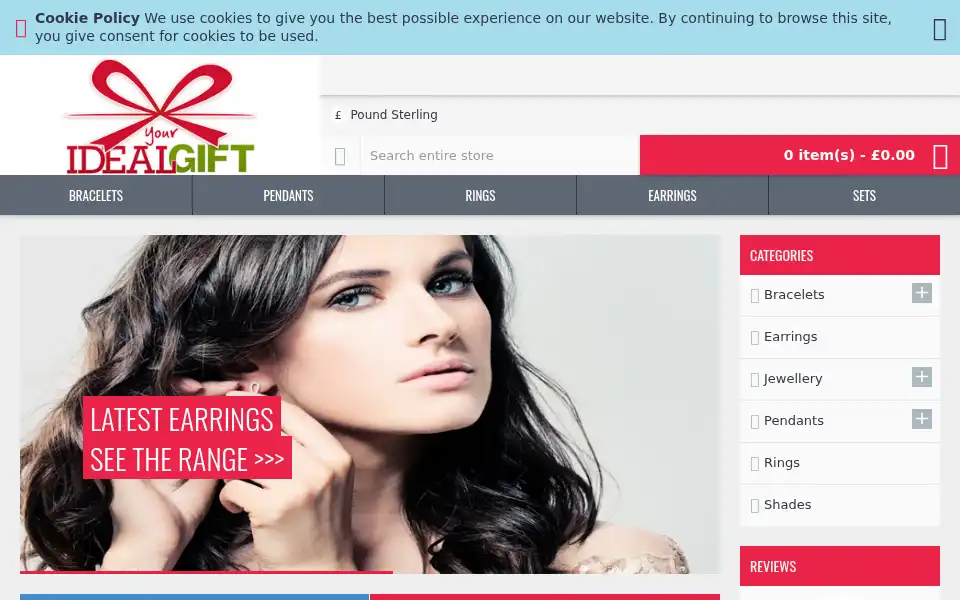 Screenshot of youridealgift.co.uk