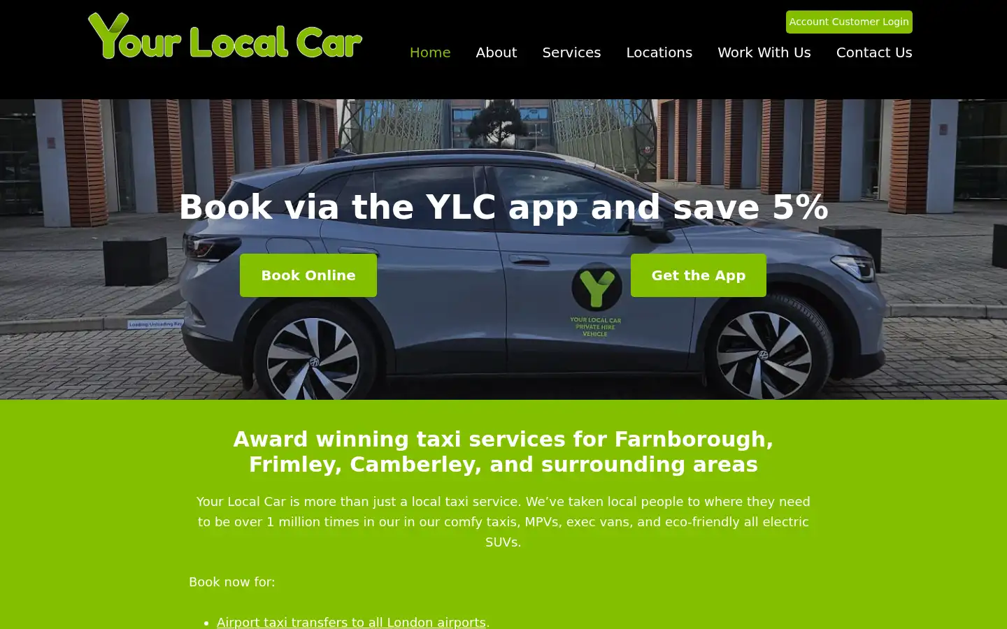 Screenshot of yourlocalcar.co.uk