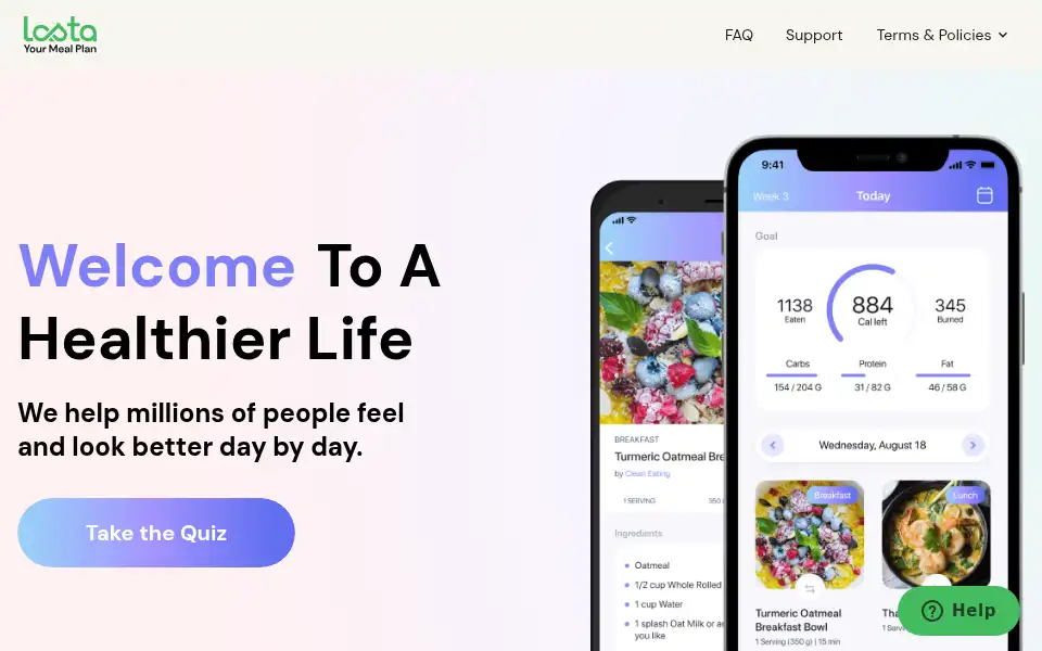 Screenshot of yourmealplan.co