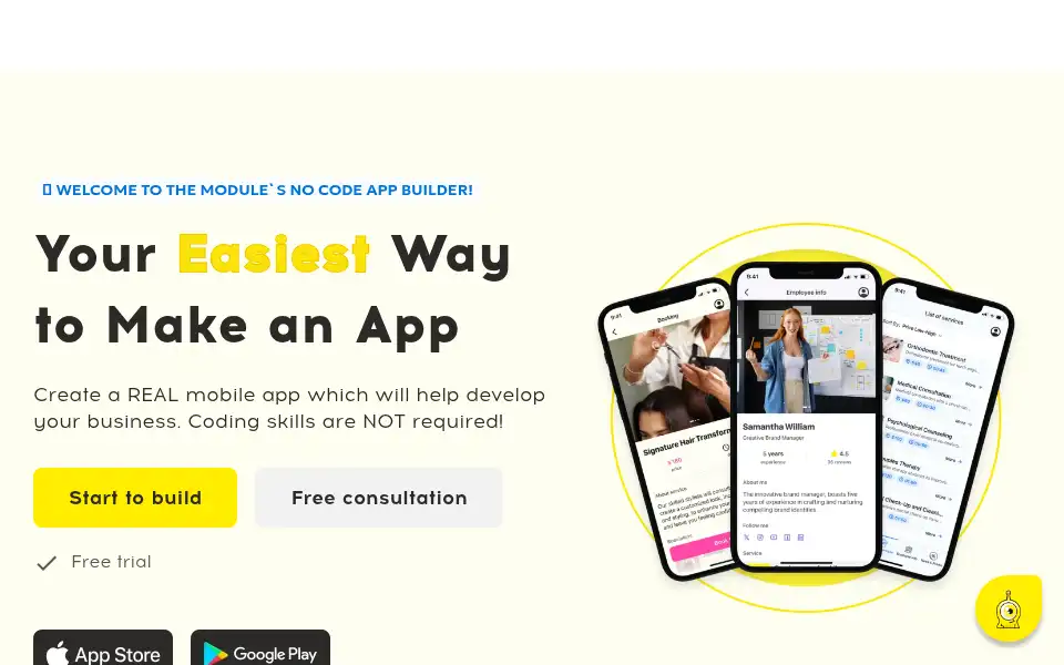 Screenshot of yourmodule.com