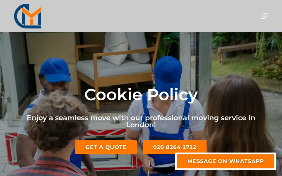 Screenshot of yourmovingcompany.co.uk