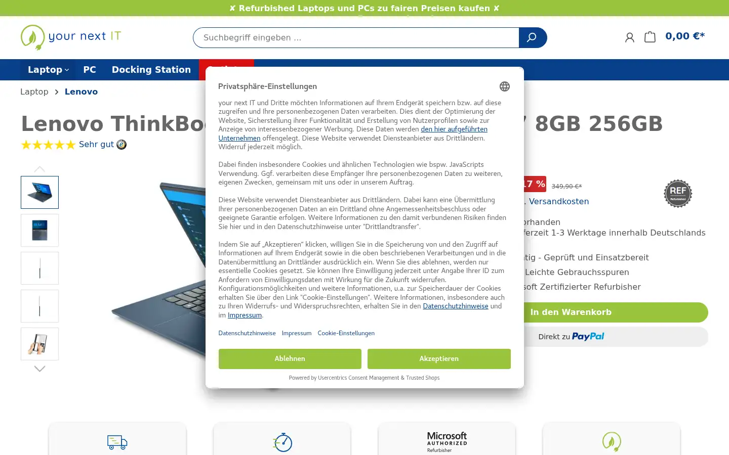 Screenshot of yournextit.de