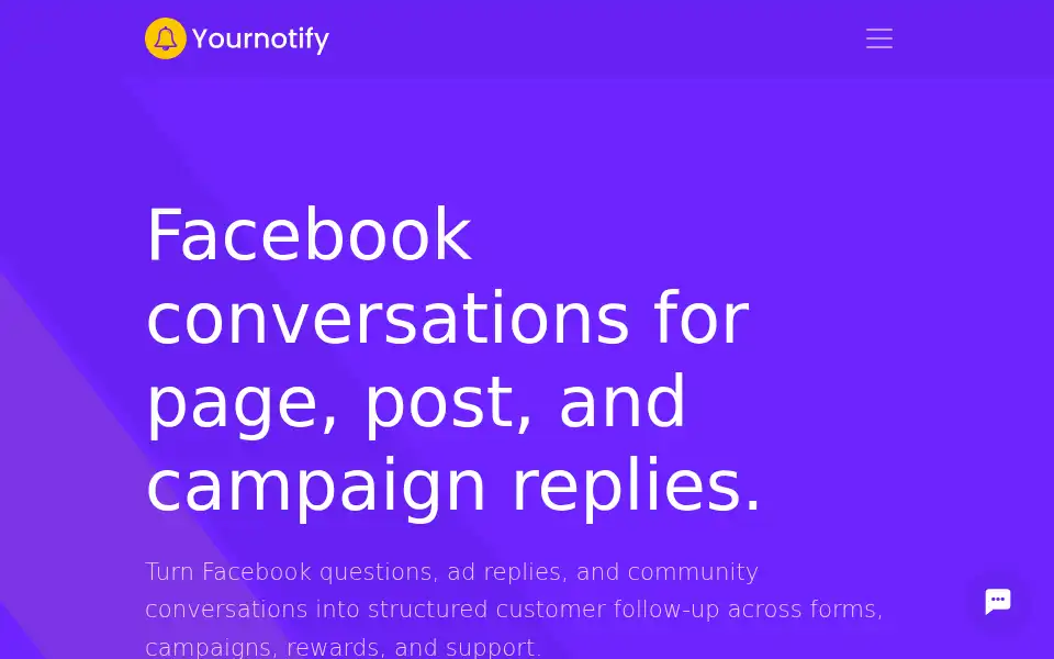 Screenshot of yournotify.com