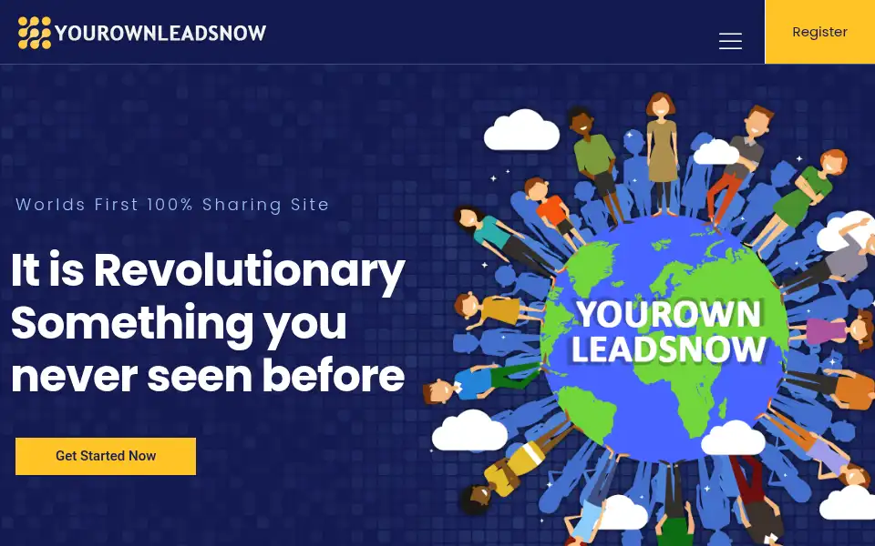 Screenshot of yourownleadsnow.com