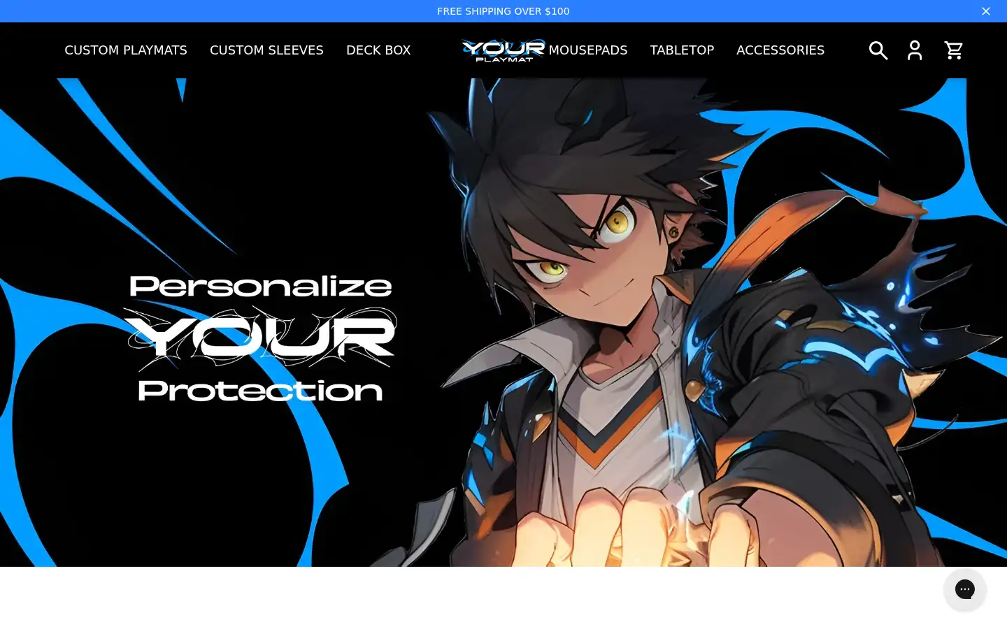 Screenshot of yourplaymat.com