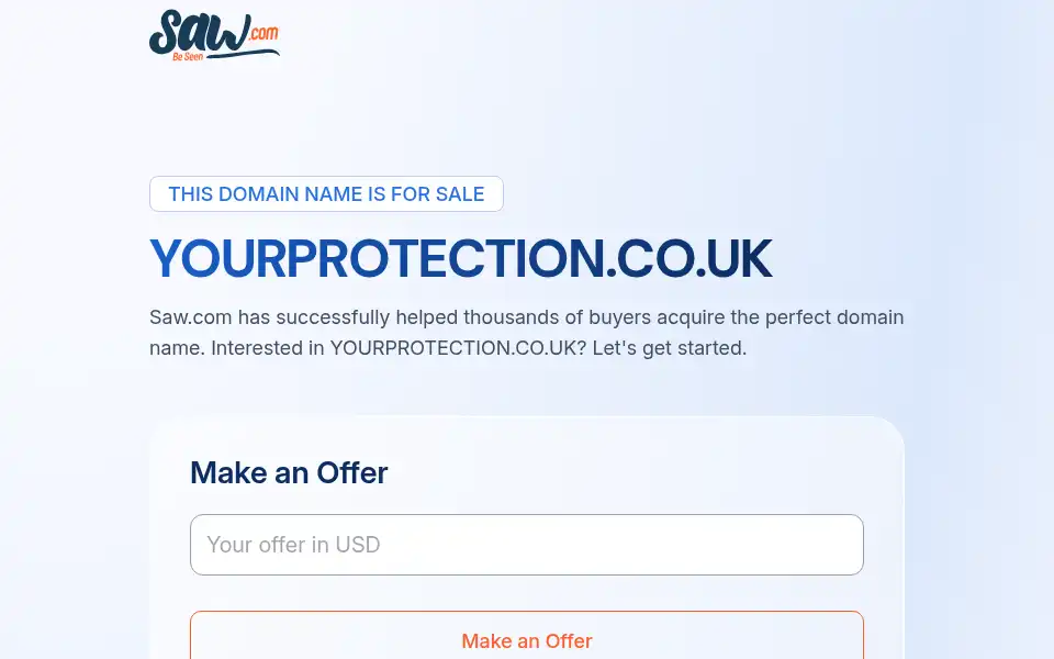 Screenshot of yourprotection.co.uk