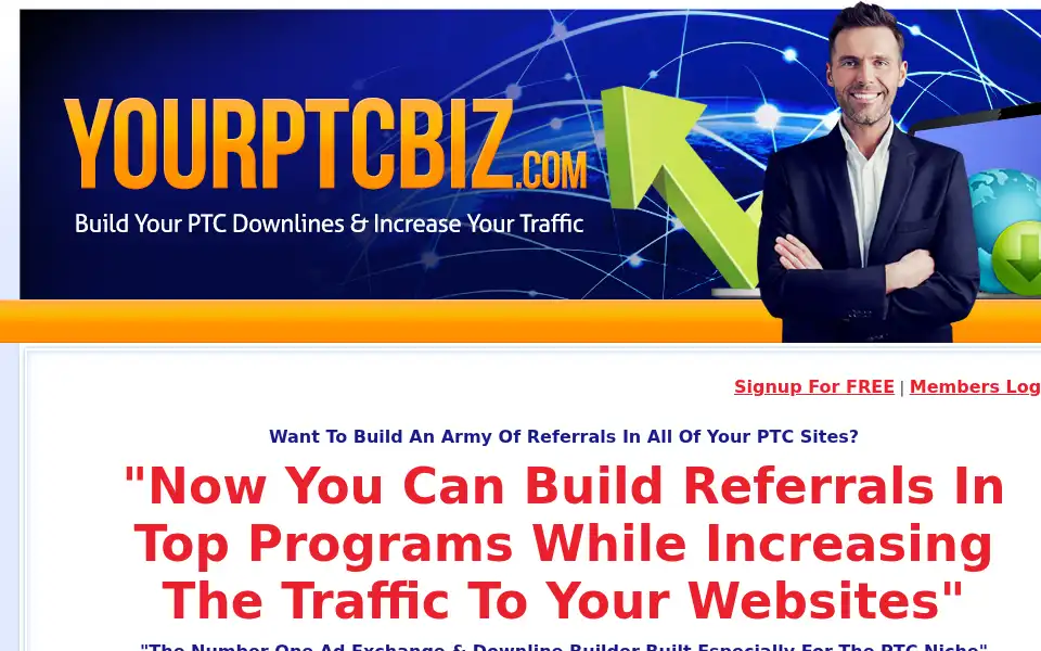 Screenshot of yourptcbiz.com