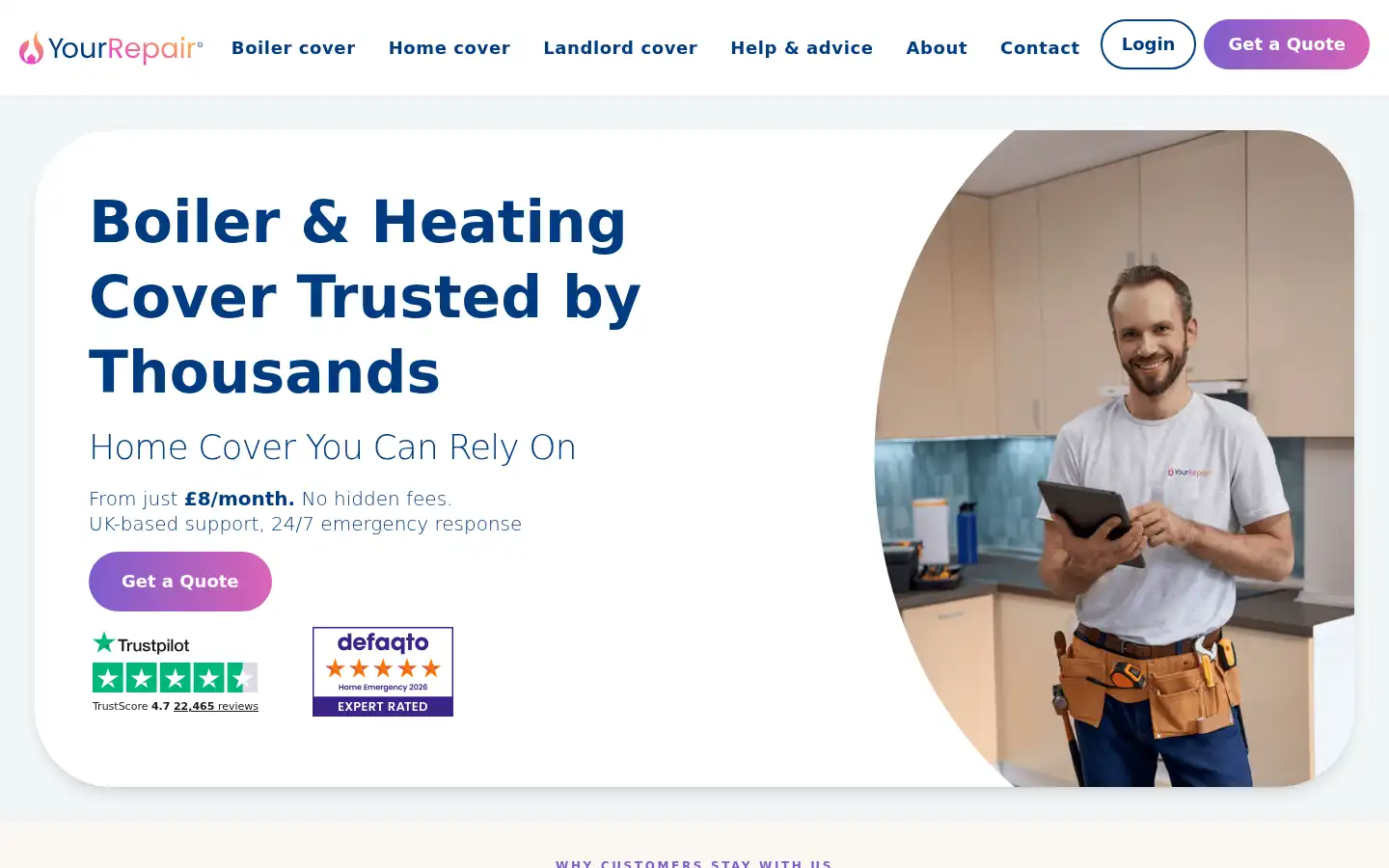 Screenshot of yourrepair.co.uk