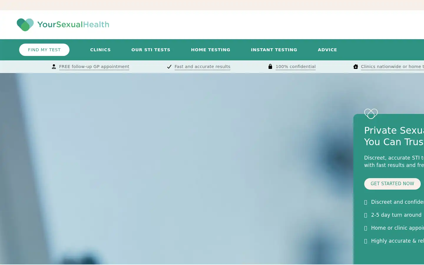 Screenshot of yoursexualhealth.co.uk