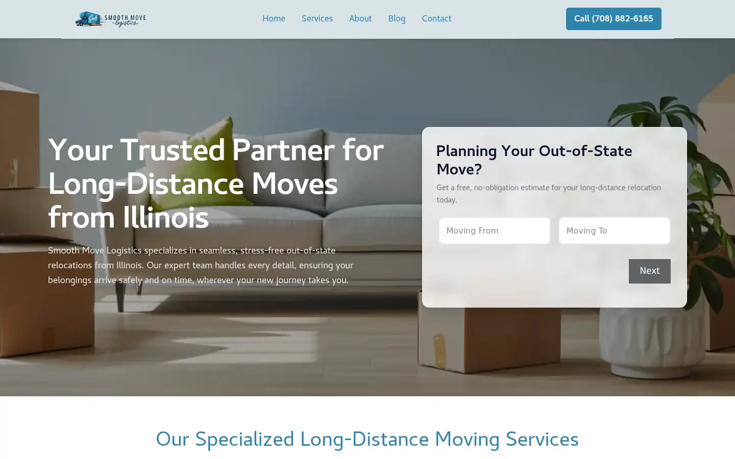 Screenshot of yoursmoothmove.com