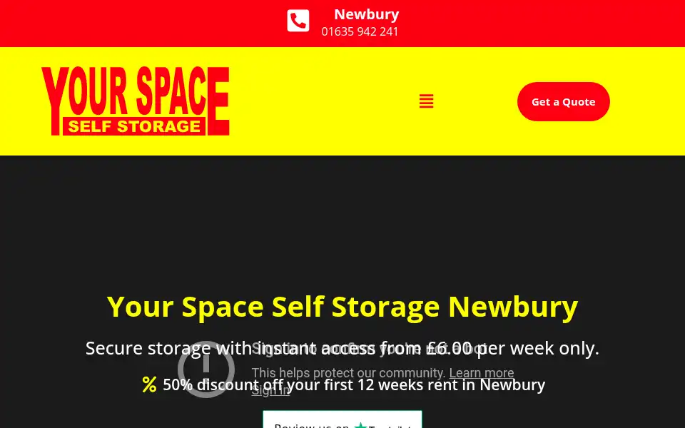 Screenshot of yoursss.co.uk
