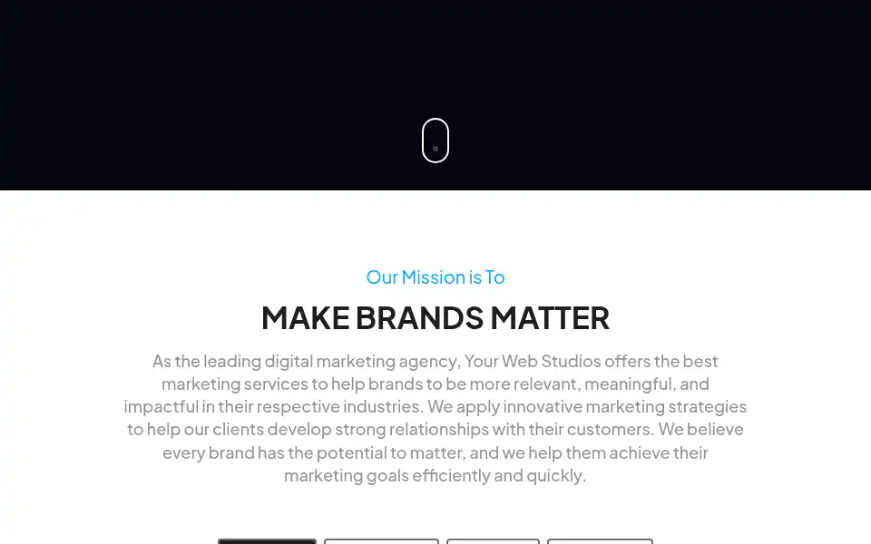 Screenshot of yourwebstudios.com
