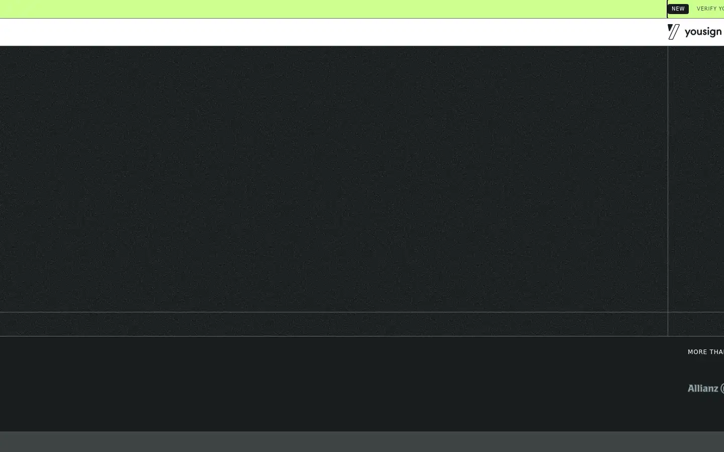 Screenshot of yousign.com