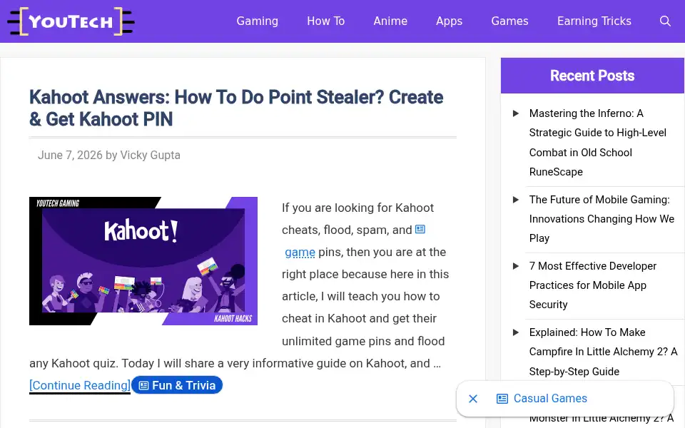 Screenshot of youtech.ooo