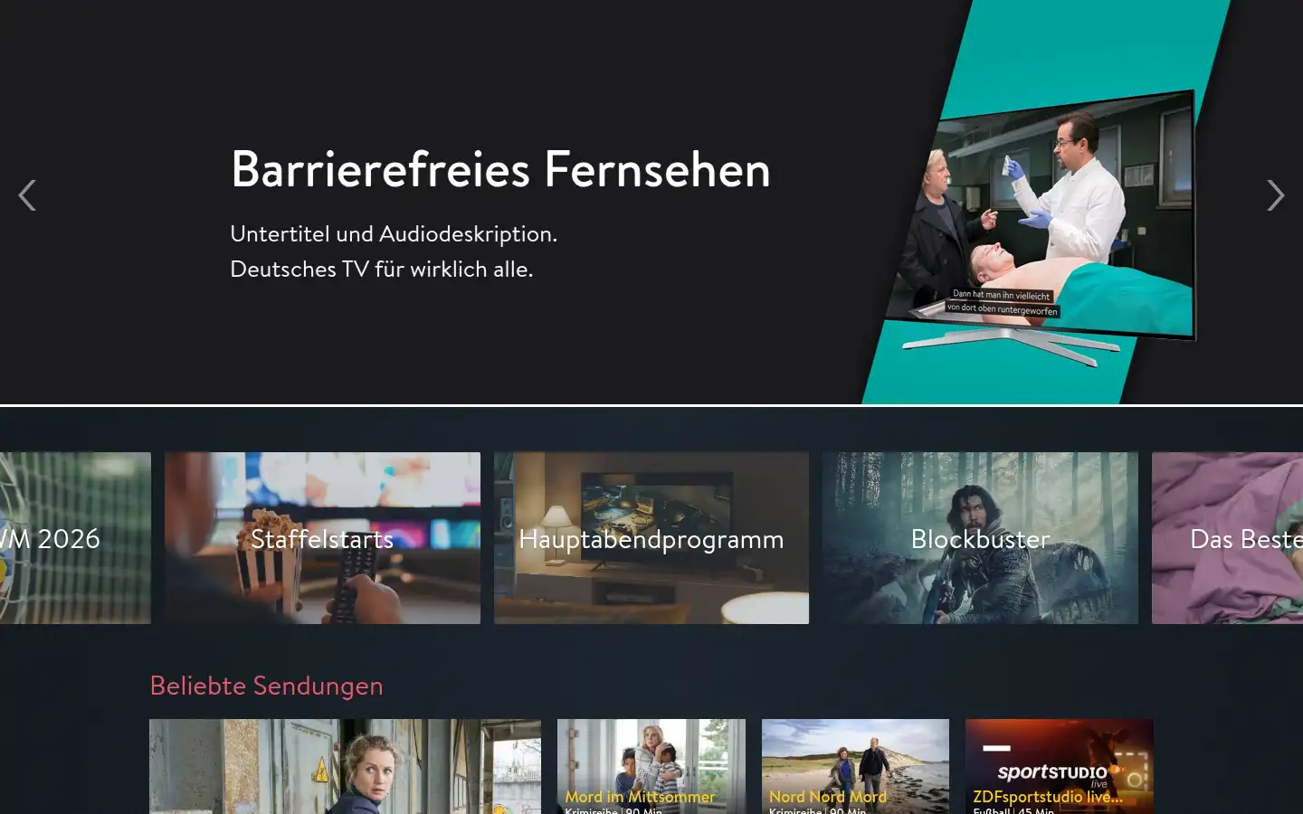 Screenshot of youtv.de