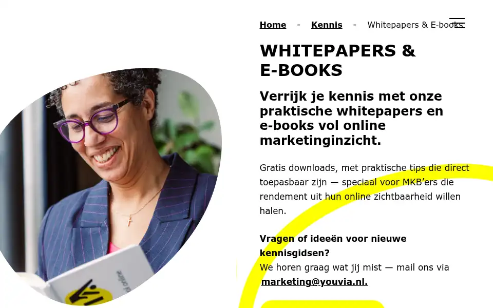 Screenshot of youvia.nl