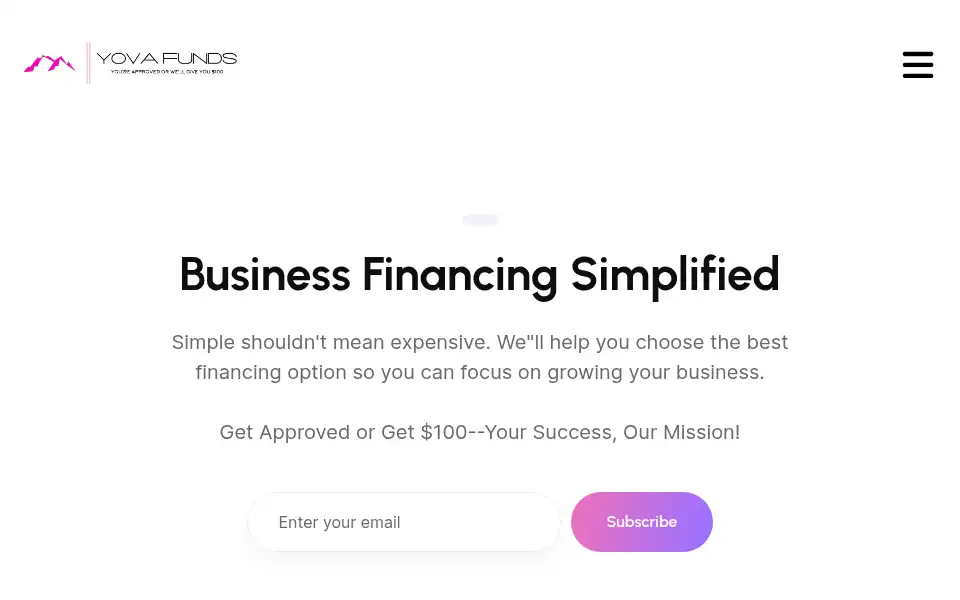 Screenshot of yovafunds.com