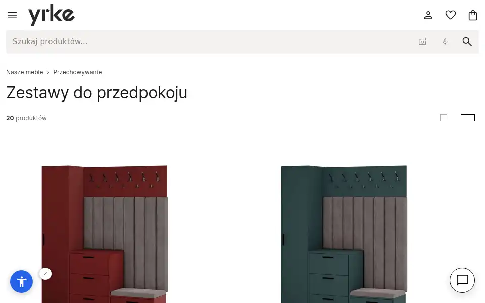 Screenshot of yrke.pl