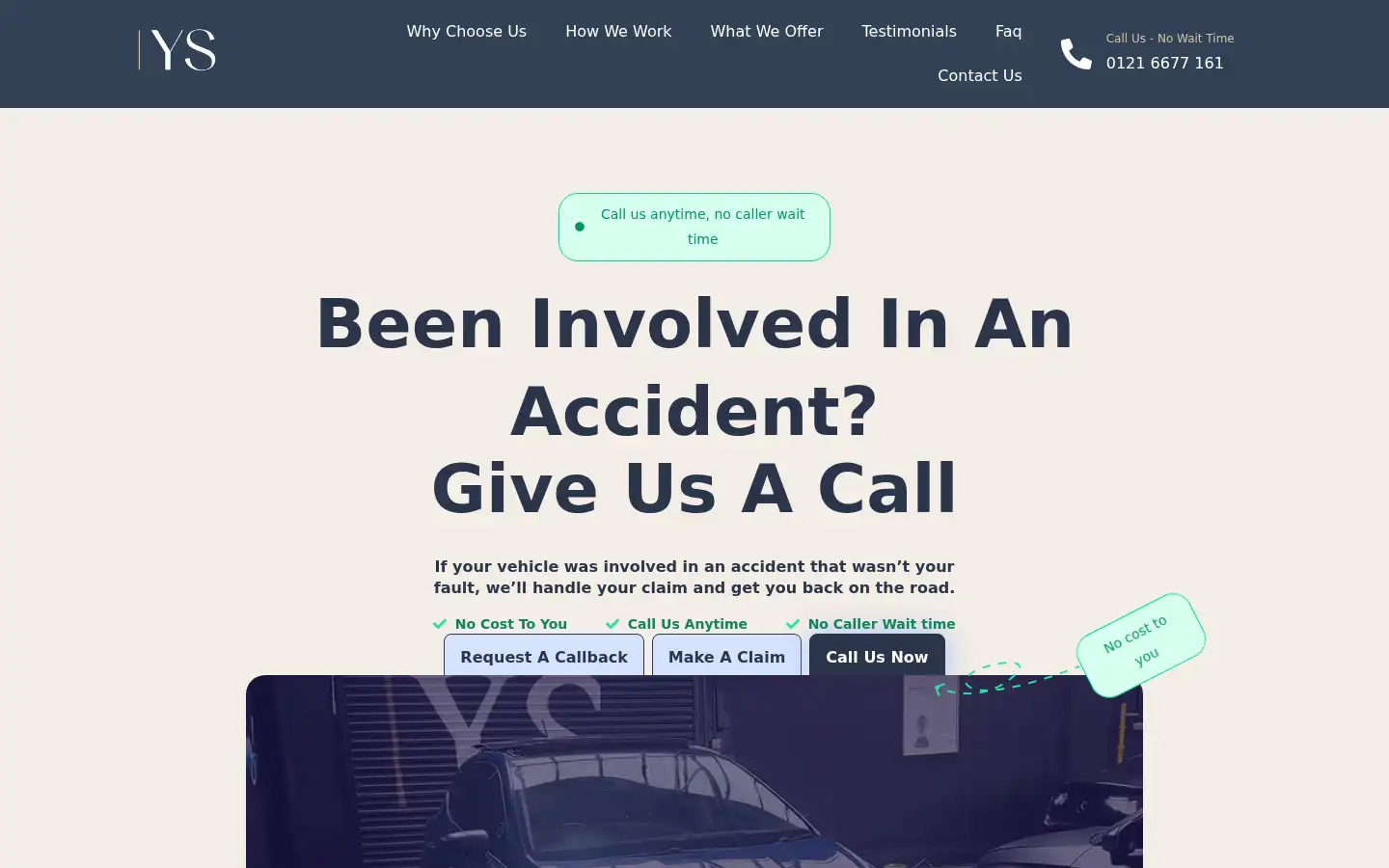 Screenshot of ysclaims.com