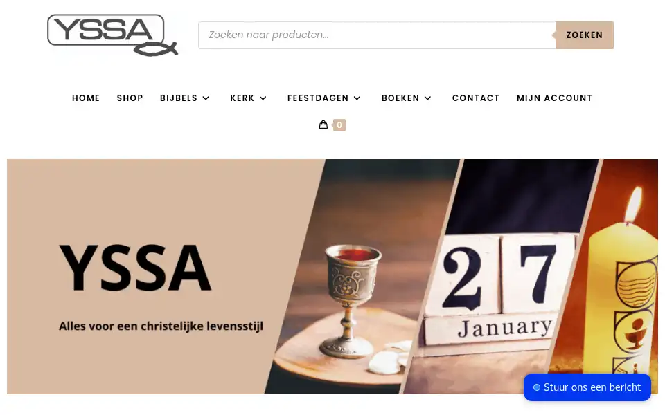 Screenshot of yssa.nl