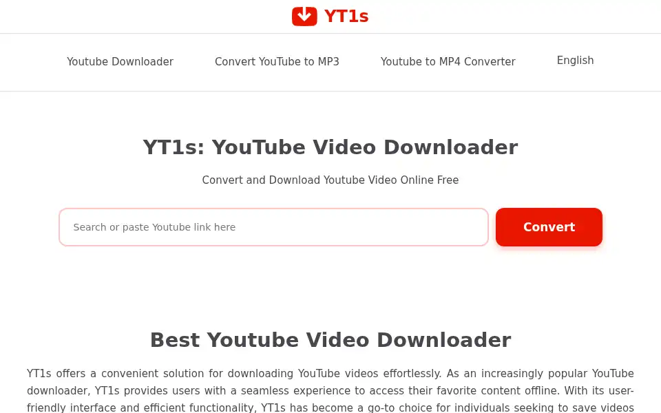 Screenshot of yt1s.com.co
