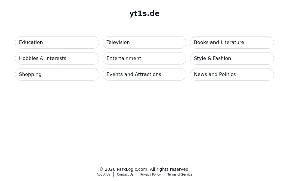 Screenshot of yt1s.de