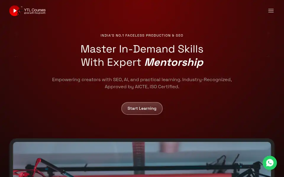 Screenshot of ytlcourses.in