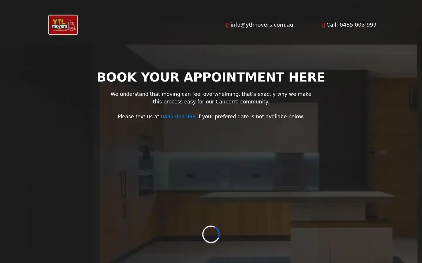 Screenshot of ytlmovers.com.au