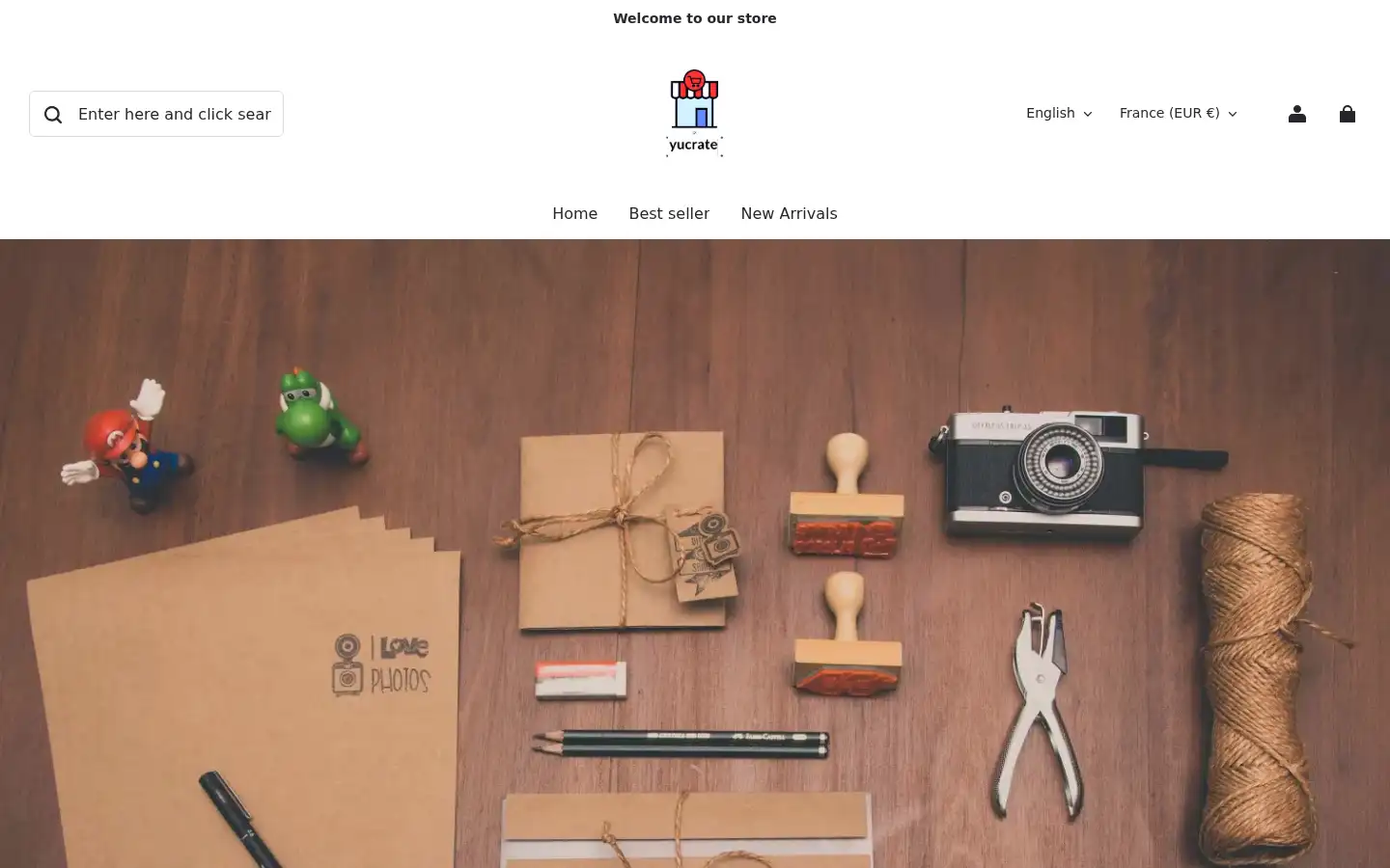 Screenshot of yucrate.com