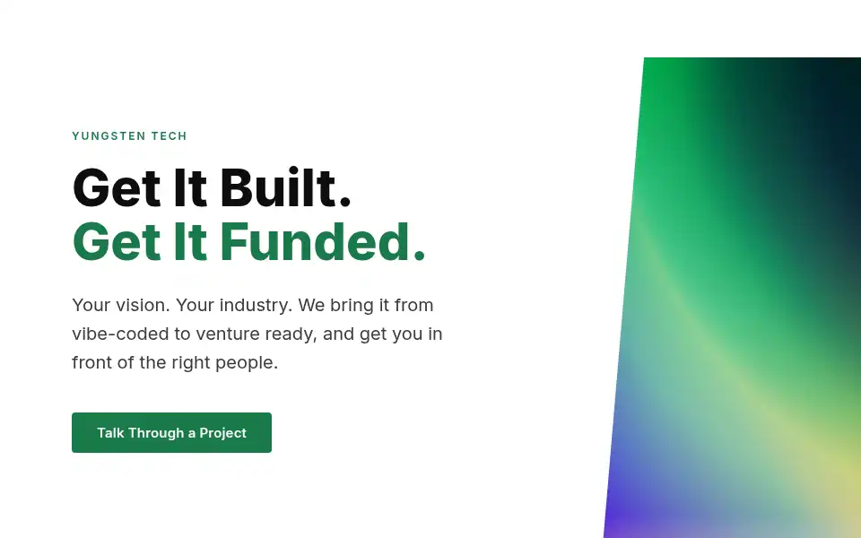 Screenshot of yungstentech.com