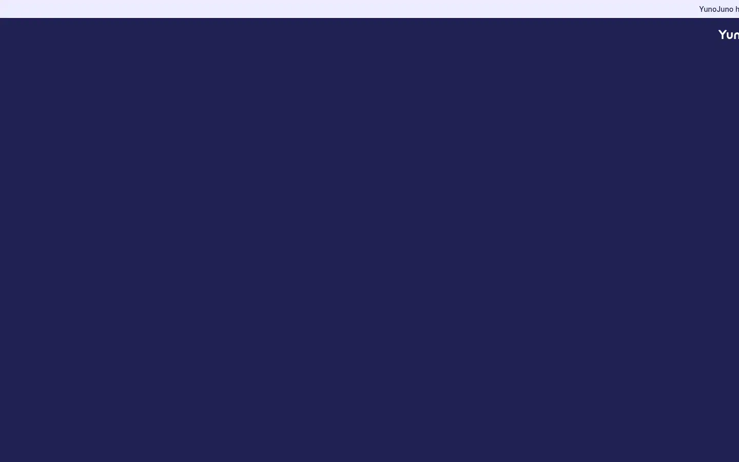 Screenshot of yunojuno.com