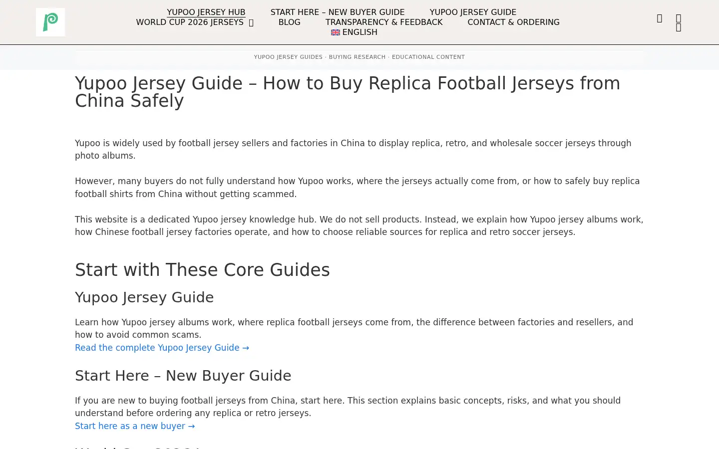 Screenshot of yupoo-jersey.com
