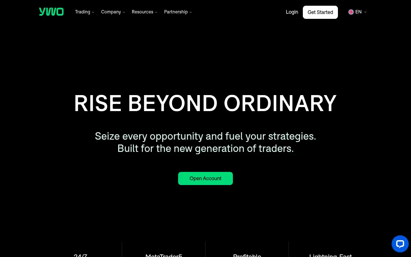 Screenshot of ywo.com