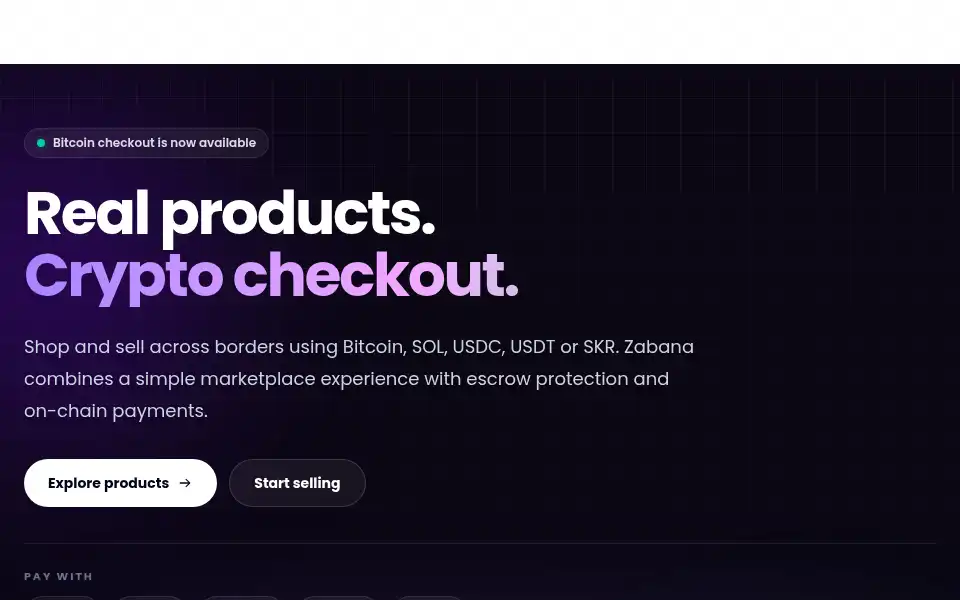 Screenshot of zabana.com
