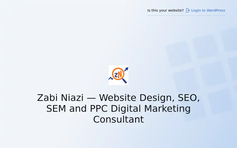 Screenshot of zabiniazi.com