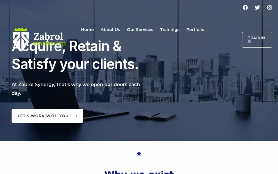 Screenshot of zabrol.co.uk