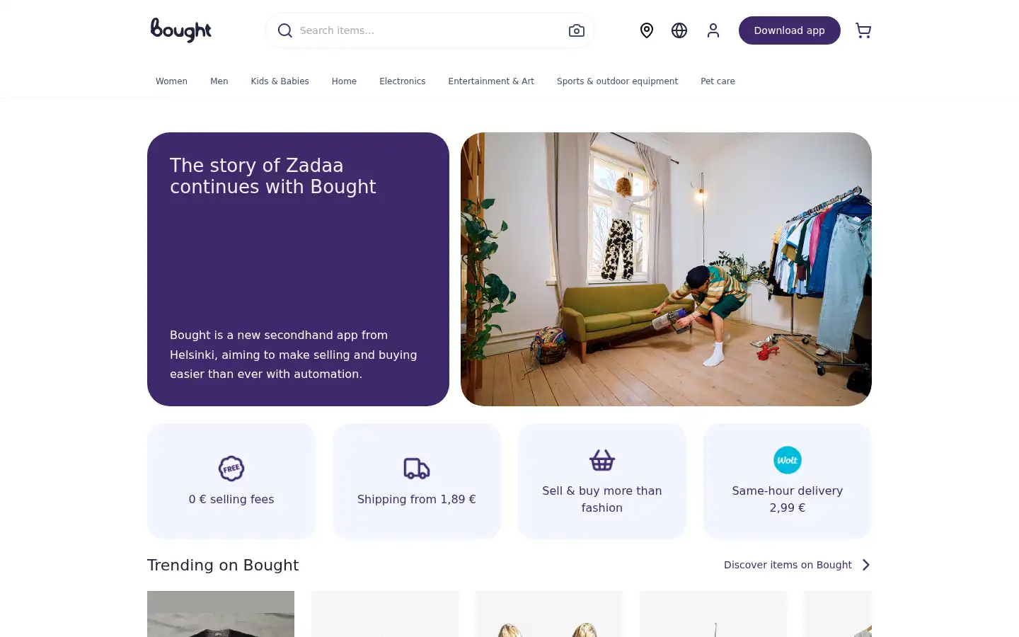 Screenshot of zadaa.co