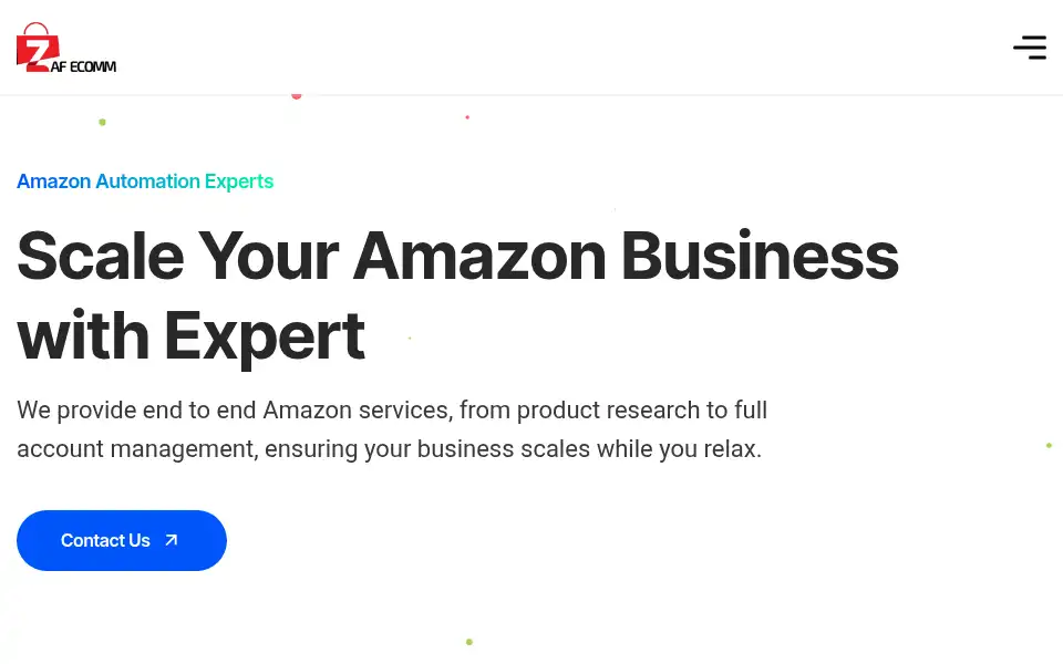 Screenshot of zafecomm.com