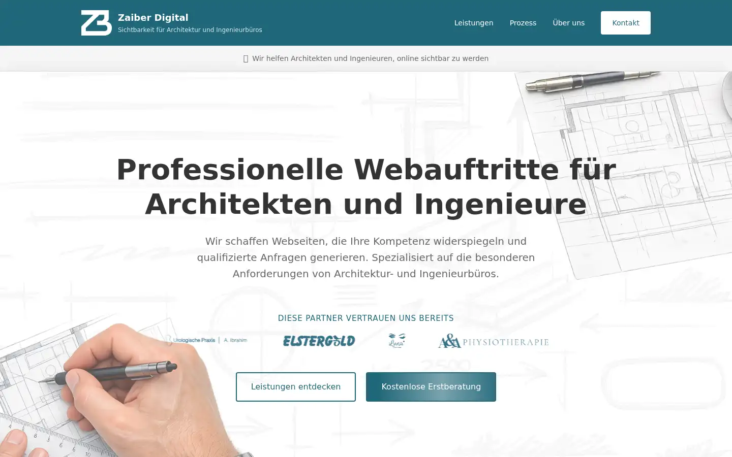 Screenshot of zaiber.de