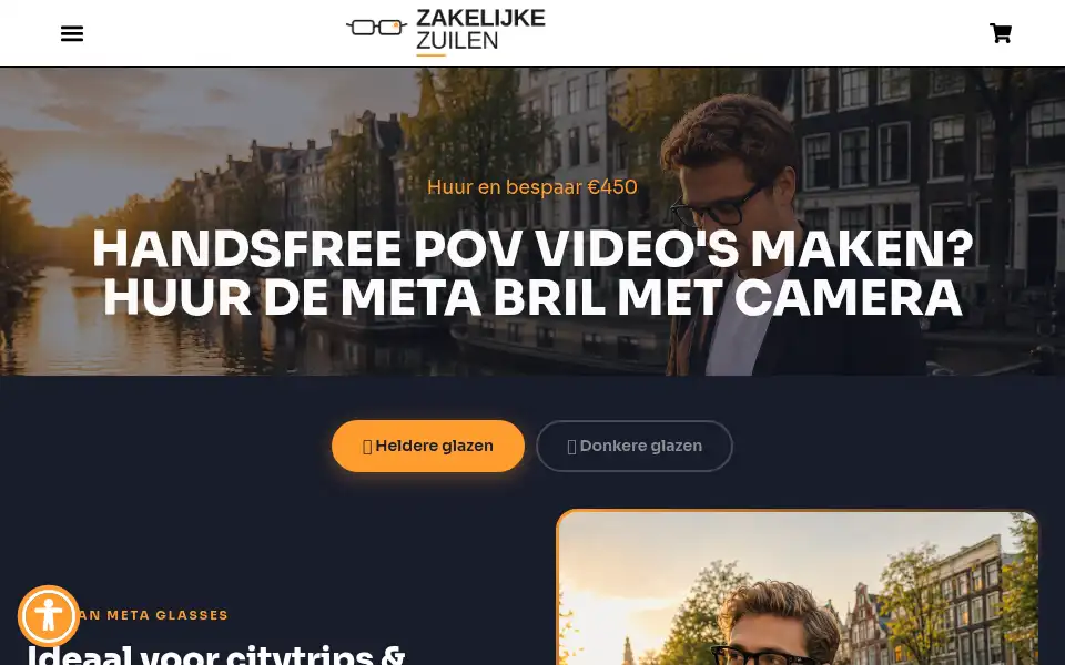 Screenshot of zakelijkezuilen.nl
