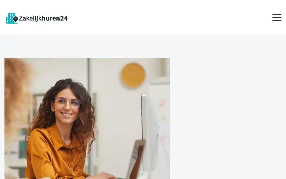 Screenshot of zakelijkhuren24.nl
