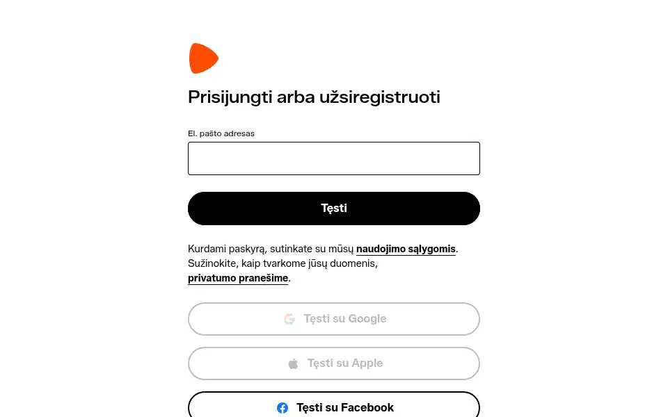 Screenshot of zalando-lounge.lt