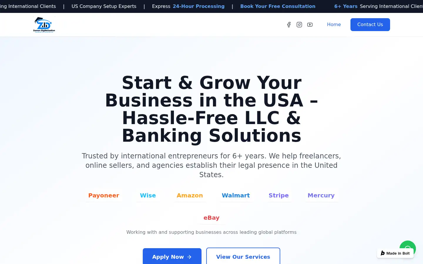 Screenshot of zamandigitalization.com