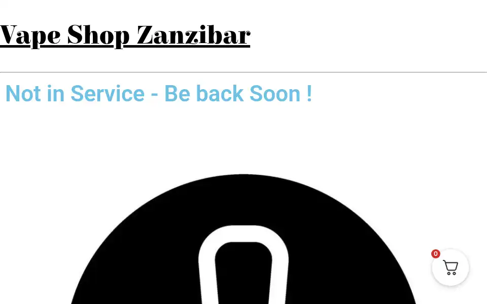 Screenshot of zanzibaronlineshop.com