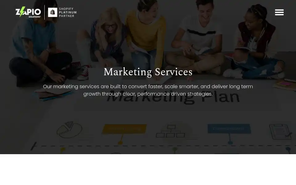 Screenshot of zapiosolutions.com