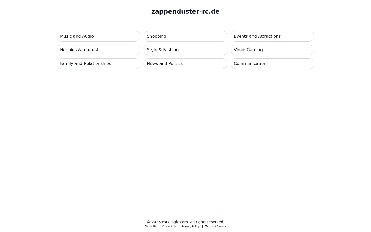 Screenshot of zappenduster-rc.de