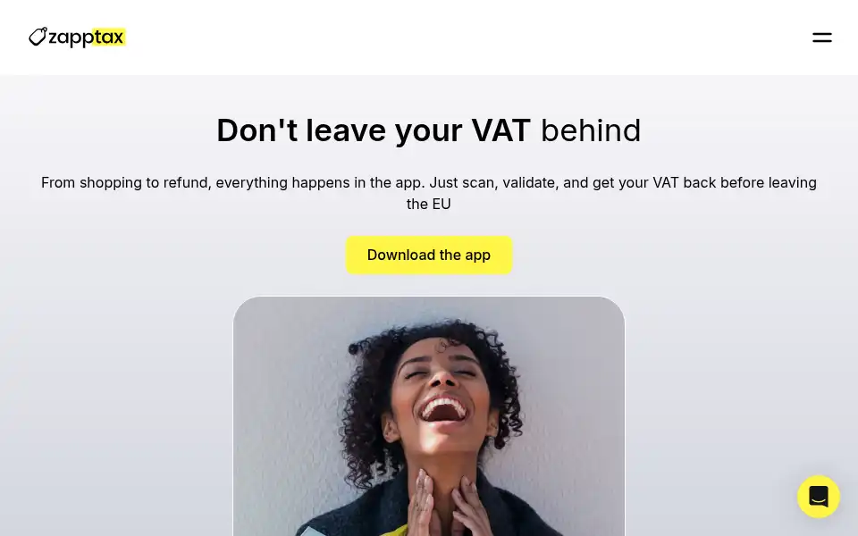 Screenshot of zapptax.com