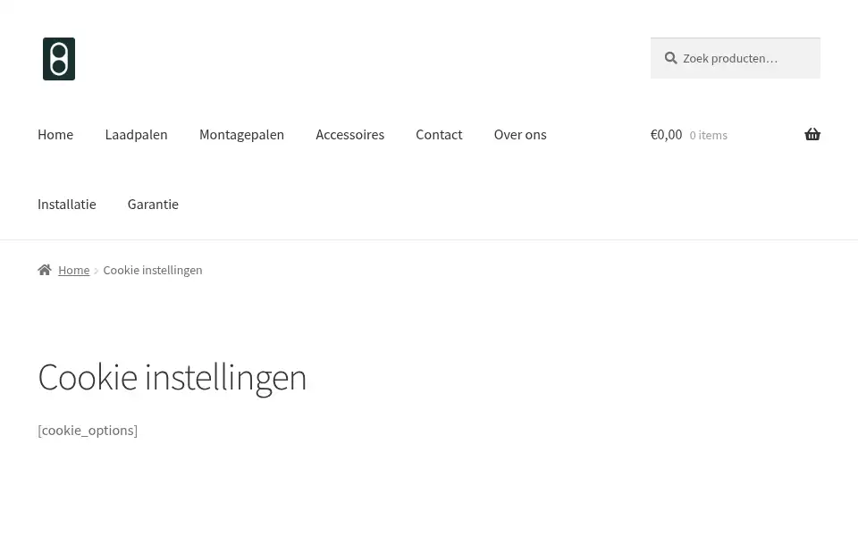 Screenshot of zaptecshop.nl