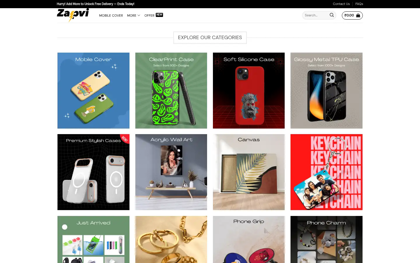 Screenshot of zapvi.in