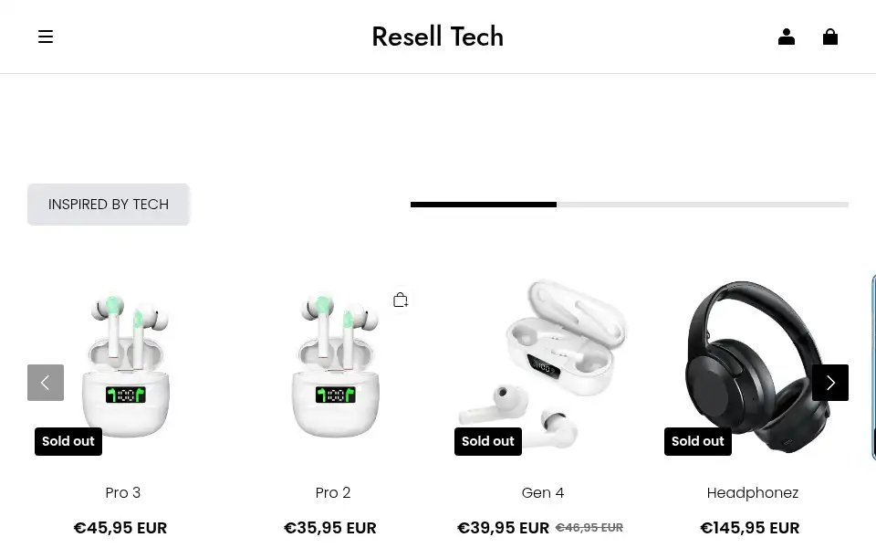 Screenshot of zarins.shop